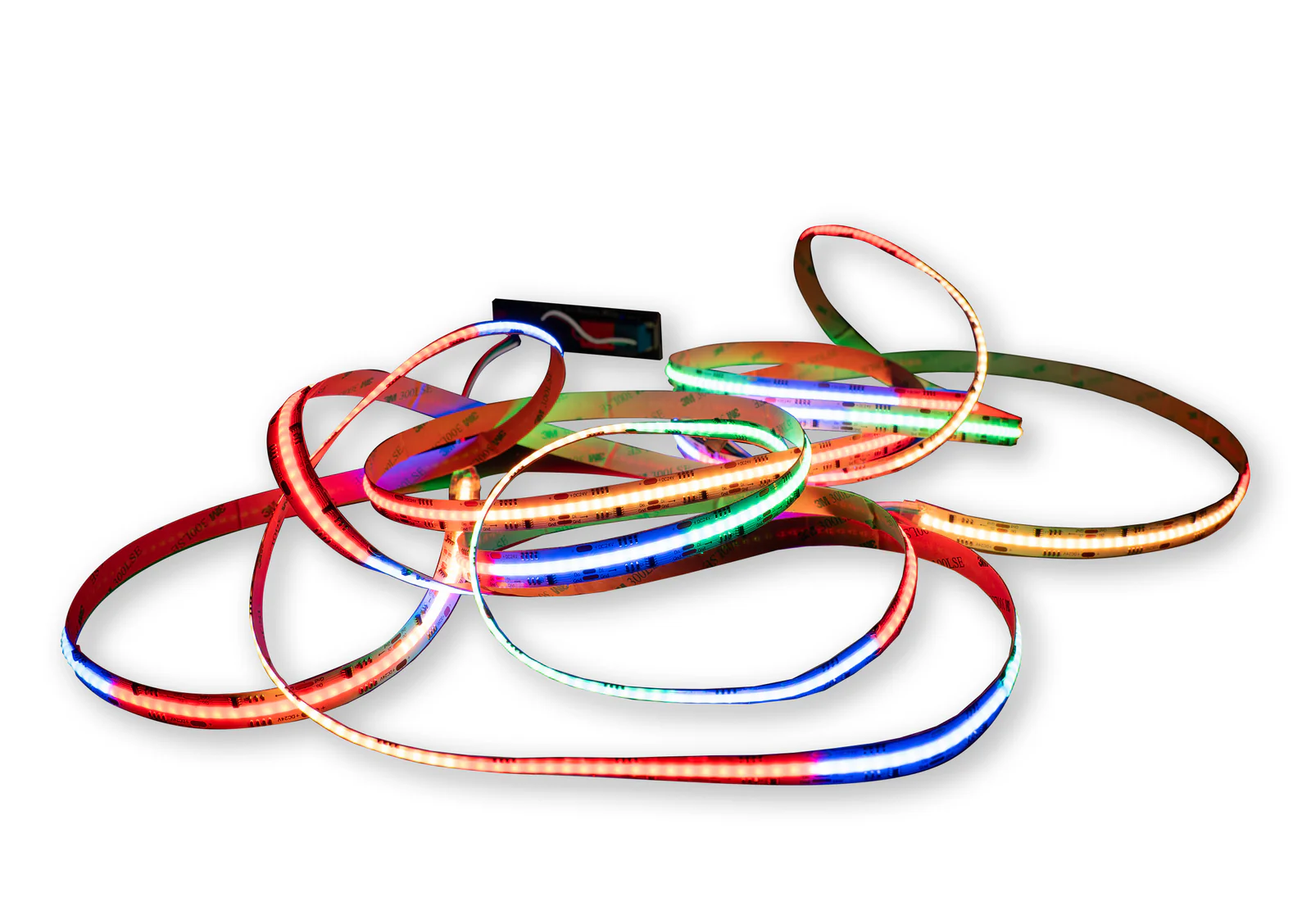 QuinLED FCOB RGBW LED Strip 5m / 160 Zonen / 24V / WS2814 (IP20)