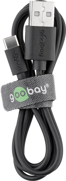 goobay USB-C Charger Set 45298 5V/5W 1A 1m schwarz