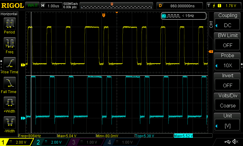 codm-pixel-range-extender-signal Eingangs- (Gelb) und Ausgangssignal (Blau) Pixel Range Extender
