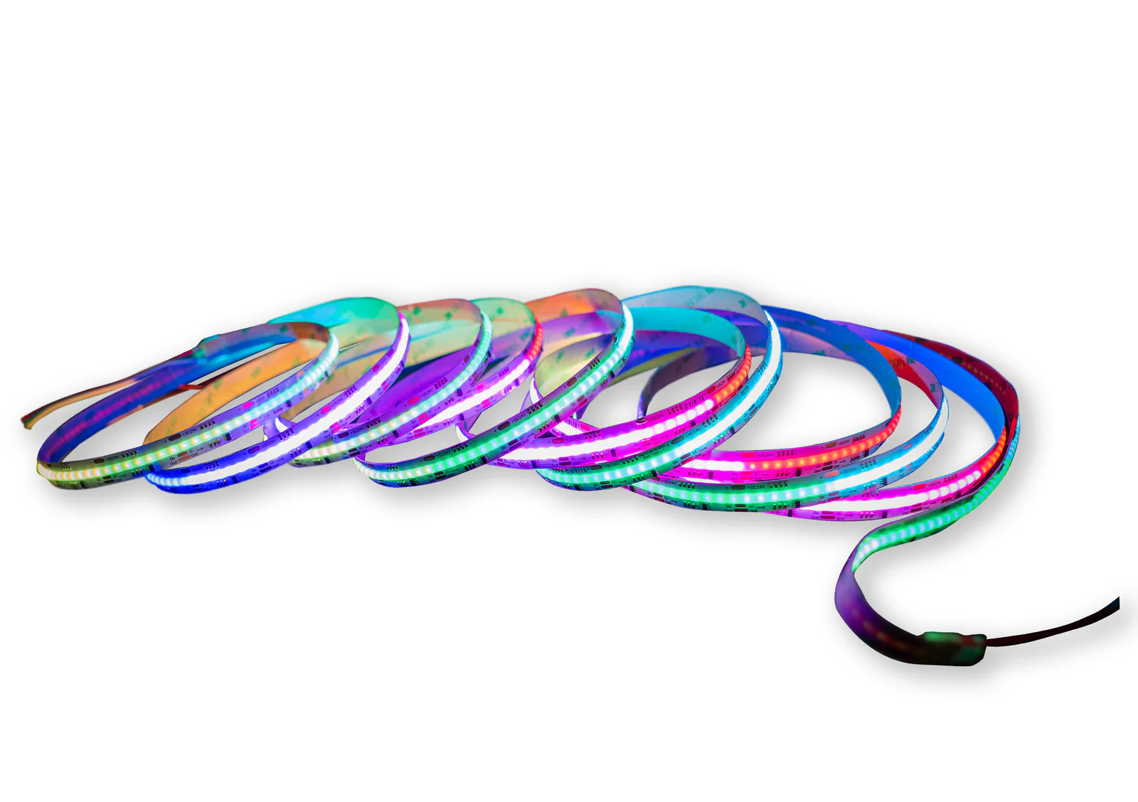 QuinLED FCOB RGBW LED Strip 5m / 160 Zonen / 24V / WS2814 (IP20)